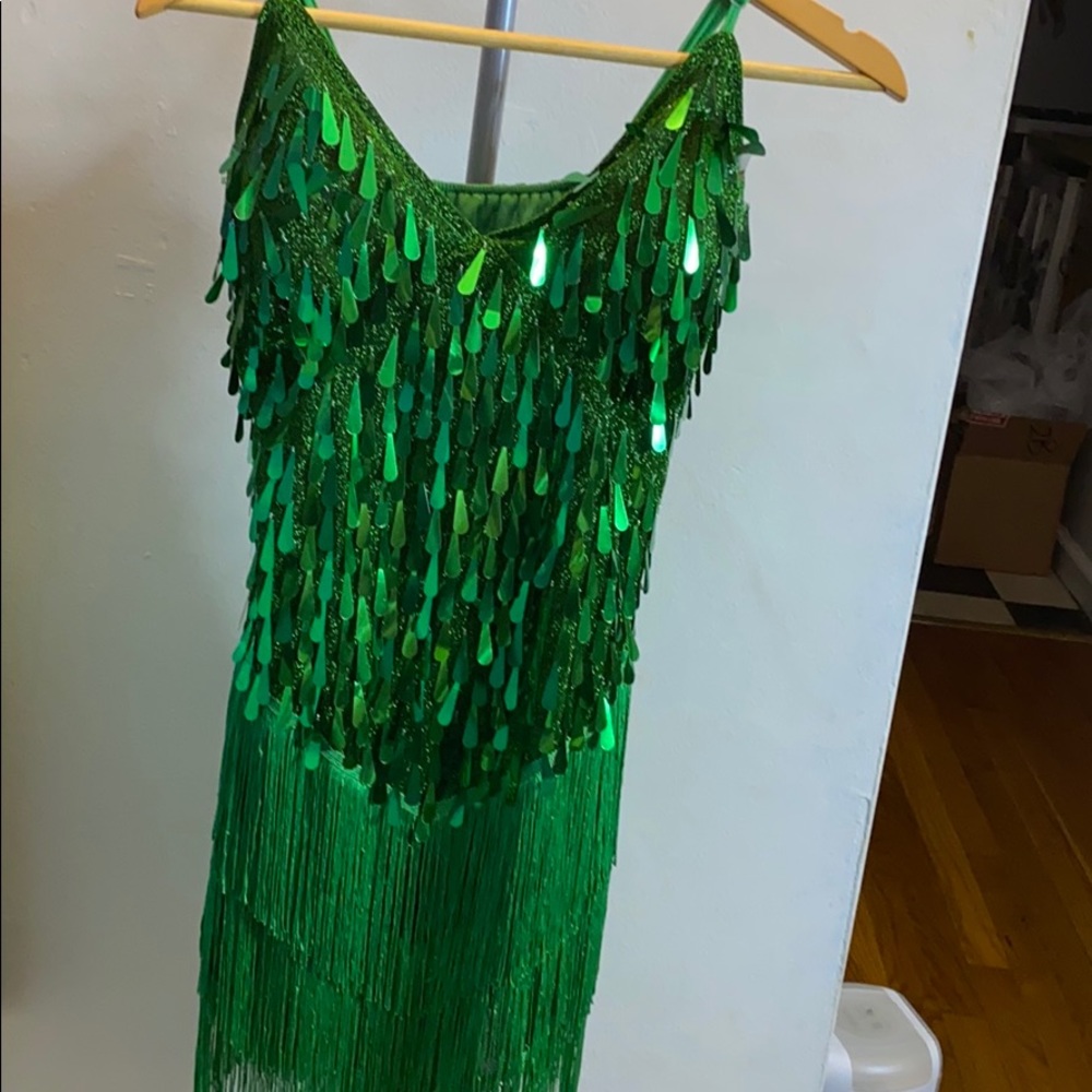 Green Flapper dress!